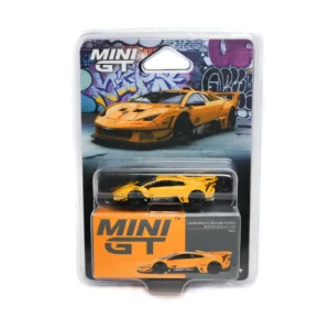 mini gt lamborghini lb silhouette works murcielago gt evo | 1:64 diecast yellow