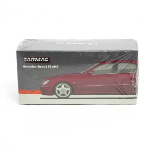 mercedes benz s 55 amg | tarmac 1:64 diecast | red metalic