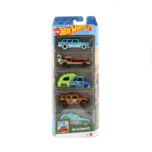 hot wheels hw getaways 5 car gift pack