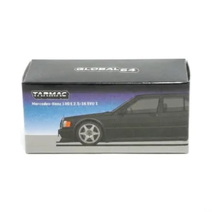 mercedes benz 190 e 2.5 16 evo 1 | tarmac 1:64 diecast blue black metallic