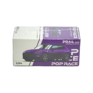 aston martin dbs 707 #268 | pop race 1:64 diecast purple