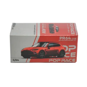 aston martin dbx 707 #148 | pop race 1:64 diecast orange