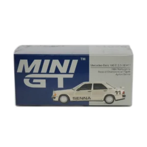 mini gt mercedes benz 190 e 2.3 16 | 1:64 diecast white